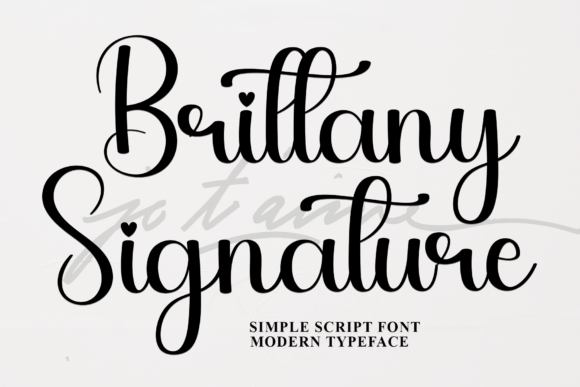 Brittany Signature: Elevating Holiday Typography with Elegance and Cheer