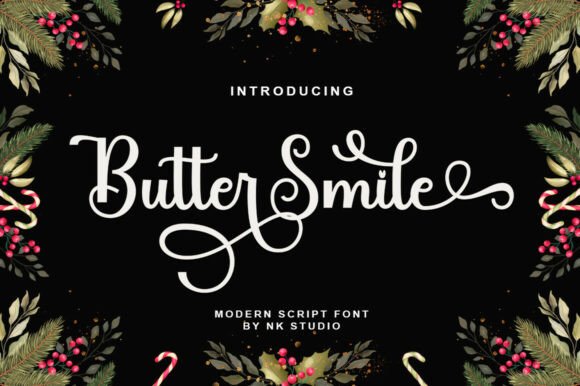 Butter Smile: Elevating Brand Identity with Elegant Script Typography
