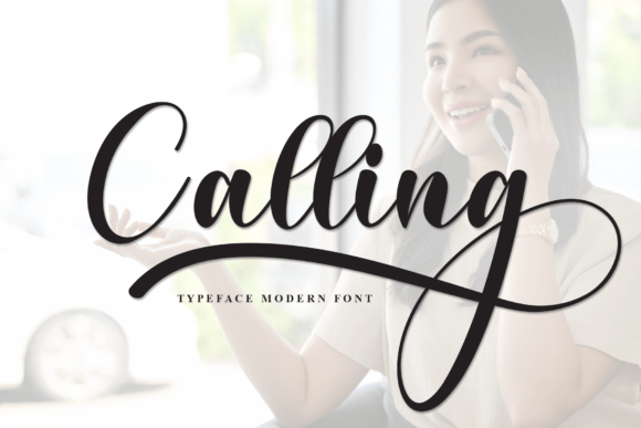 Calling Font: A Stylish Script for Elegant Design Projects