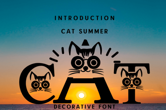 Cat Summer: A Versatile Decorative Font for Creative Projects