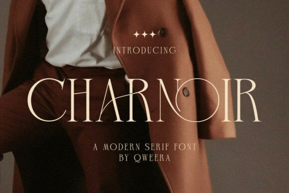 Charnoir: Elevating Design with Modern Serif Elegance