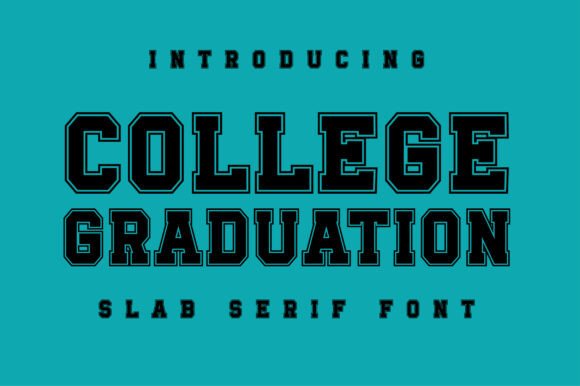 Collegegraduation Font in Modern Design