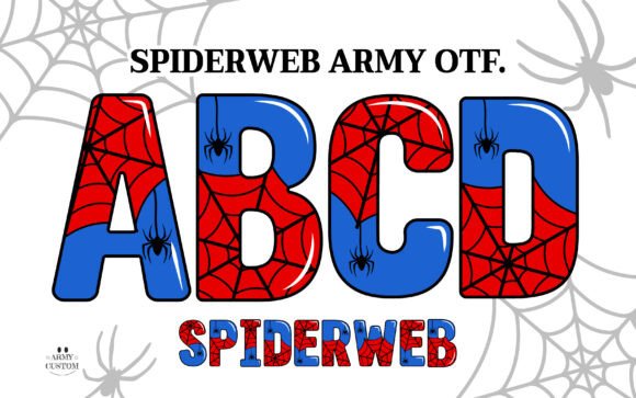 Discover the Magic of Spiderweb Army and the Enchanting Spiderweb Color Font