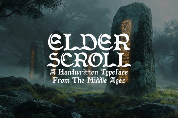Elderscroll: Strategic Typography for Authentic Medieval and Fantasy Branding