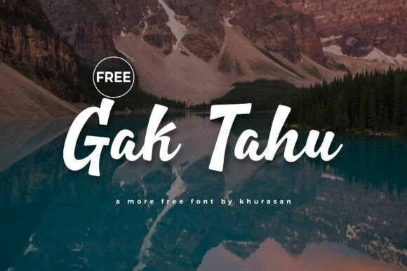 Gak Tahu: A Strategic Font Choice for Modern Design and Communication
