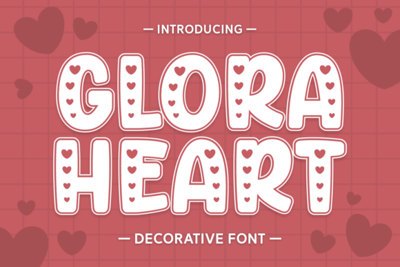 Glora Heart: Strategic Application of Playful Display Typography