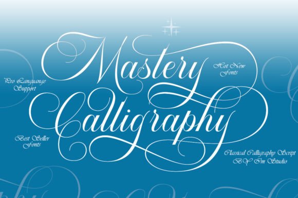 Mastery Calligraphy: Elevating Visual Communication Through Refined Script Typography