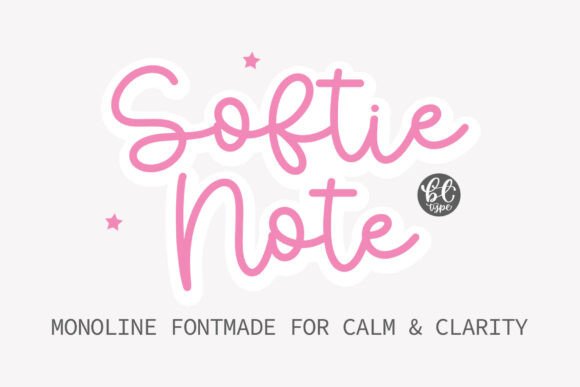 Softie Note: A Playful Handwritten Font for Creative Expression