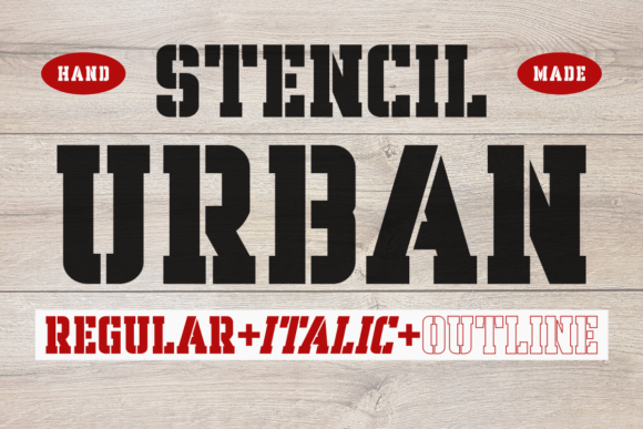 Stencil Urban: Elevating Modern Design with Slab Serif Versatility