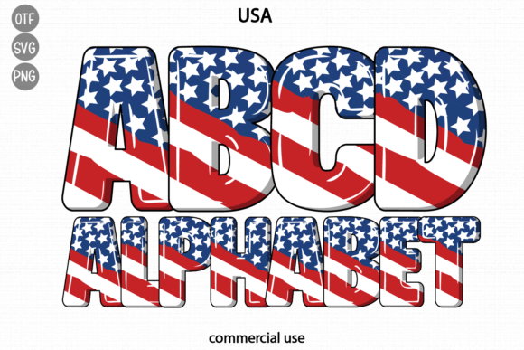 Usa: A Fun Duo Font for Patriotic and American-Themed Designs
