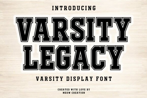 Varsity Legacy: Bold Design for Timeless Style